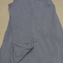 Faleave Women's Summer Sleeveless Mini Dress Athletic Spaghetti Strap Built-in Shorts Tennis Sundress with Pockets (Medium, Bluegrey)