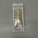 10 x Gloss Nail Strips|Uv Free|22 Pcs,Gel Nail Stickers|Long Lasting Two Weeks and Easy to Apply&Remove|Golden Spot