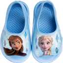 Josmo Girls Clog Water Slides Frozen Minnie Mouse Summer Sandal Kids Pool Shoes Backstrap Closed Toe Sport Athletic Character Slip On Clogs (Size 5/6 Toddler/Little Kid)  