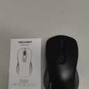 TECKNET Bluetooth Mouse, [ USB + BT1 + BT2 ] Wireless Mouse for Laptop, Silent Click, Ergonomic Design, 4800 DPI Computer Mice Wireless, Dual Mode for Laptop, Computer, iPad, MacBook