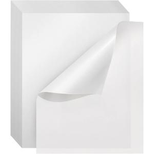 Bright Creations Glassine Sheets - Archival Glassine Paper for Artwork - Photo Protection Paper for Grease-Resistant Baking & DIY Crafts - 100 Pack, 16x20 in, White