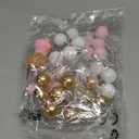 LaVenty Pink Teddy Bear Cake Decoration baby shower Boy Cake Decoration Girl 1 Year Pink Cake Topper Teddy Bear Party Supplies