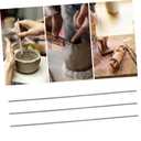 Homoyoyo 5pcs Tungsten Wire Kiln Firing Tool High Heat Pottery Accessory Jewelry Pendant Burning Wire