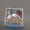 Ooly Scented Yummy Yummy Glitter Gel Pens Set of 12-1.00mm NIB Scented Glitter Pens for Kids and Adults, Art and Stationery Supplies