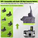 TPDL V7/V8 Battery Adapter, for Ryobi 18V ONE+ High Capacity Battery Work for Dyson V7V8 Series Vacuum Cleaner (V7 V8 Common, No Battery)