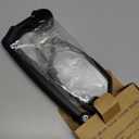 Handlebar Bike Mirror, Scratch Resistant Glass Lens, Ajustable and Rotatable Safe Rearview Bicycle Mirror (A:Silver Lens for Left)