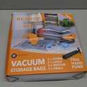 GONGSHI Vacuum Storage Bags, Space Saver Seal Bags For Clothing, Travel Luggage,Blankets, Comforters, Pillows, Clothes Storage.12 Combo