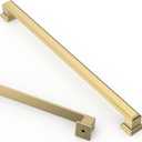 Asidrama 6 Pack 10 Inch(256mm) Brushed Brass Cabinet pulls Kitchen Cabinet Handles, Cabinet Pulls Kitchen Cabinet Hardware for Cupboard Drawer Pulls 2044