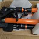 4PK Support Pole, Steel Telescopic Adjustable 3rd Hand Support System, Support Rod, Supports up to 154 lbs Construction Rods for Cabinet Jacks Cargo Bars Drywalls Extends from 49 Inch to 114 Inch