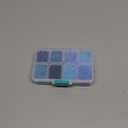 PH PandaHall 3600pcs 3mm Seed Beads, 8/0 Blue Waist Beads 8 Colors Ocean Sea Blue Friendship Craft Beads Small Pony Bead Mini Spacer Bead for Friendship Bracelet Making Summer Seaside Beading Weaving