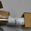 Ivilon Tension Curtain Rod - Spring Tension Rod for Windows or Shower, 24 to 36 Inch. Warm Gold