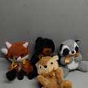 Amazon.com: Zomiboo 4 Pcs Operation Christmas Favor Woodland Stuffed Animals Including Black Plush Elk Fox Raccoon Bear Realistic Toy Woodland Forest Animals Mini Wild Plush Toys for Birthday Party Decor : Toys & Games