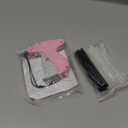 Stitch Gun for Clothes Handheld Stitch Gun Quick Clothing FixerSewing Kit Includes 1,000 Black Fasteners & 1,000 White Fasteners & 6 Needles (Pink)