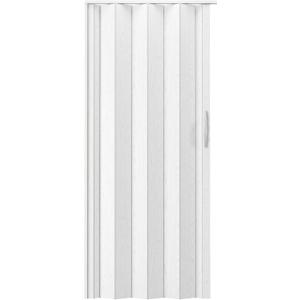 32" W Premium Foldable Accordion Doors, Double Walled Heavy Duty Folding Doors for Interior, Privacy Room Divider, White