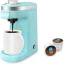 CHULUX Mini Coffee Maker for K Capsule, Single Serve Coffee Maker for One Cup Americano, Lightweight Pod Coffee Machine, Aqua