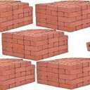 Acacia Grove Real Mini Red Bricks, 1/12 Scale (500 Pack)