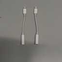 Apple MFi Certified Lightning to 3.5mm Headphone Jack Adapter -Premium Audio Quality & DAC Chip for Music Listening Car, Gym, Home Office, Compatible with iPhone 14/13/12/11/X/8/7 2Pack (White)