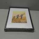 12x16 Picture Frame Set of 4, Displays 8x10 with Mat or 12x16 Without Mat, Photo Frames for Wall Hanging or Tabletop, Includes HD Plexiglass, Black