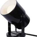 Catalina Lighting 24291-000 Multipurpose Spotlight Accent Lamp, Desk or Wall Mount Lamp for Office, Living Room, Dorm or Bedroom, Smart Home Compatible, Bulb Not Included, 7.5", Metallic Black