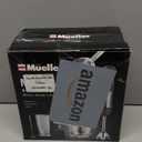 Mueller Multistick 5-in-1 Immersion Blender Handheld,12 Speed Hand Mixer-Turbo Boost,Heaviest Duty Copper Motor,Titanium reinforced Blades Hand Blender,Milk Frother Wand,Whisk,Beaker,Chopper,Grey (Gray)