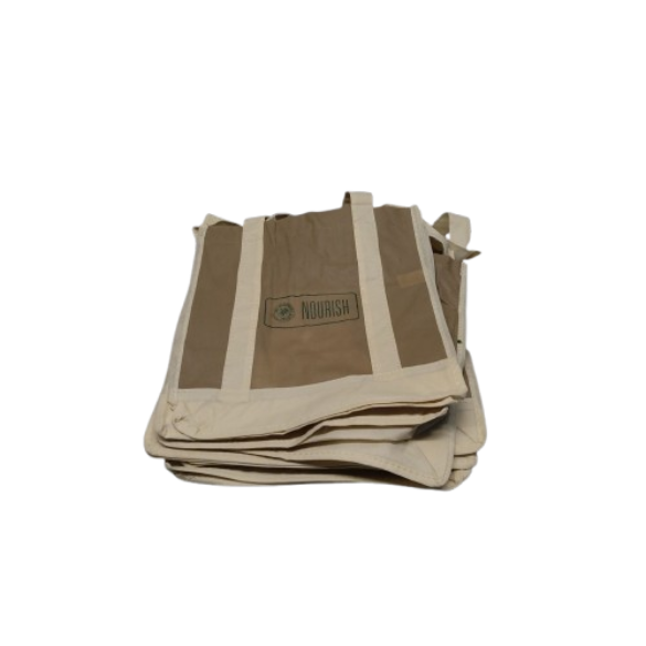 Pack of 6 Nourish Reusable Grocery Bag 