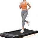 Superun Under Desk Walking Pad with 6% Incline, 3 in 1 Portable Treadmill 2.5 HP Quiet Mini Treadmill for Office, 0.6-3.8 MPH Walking Pad Treadmill with Remote Control, LED Display, 300 Lbs Capacity