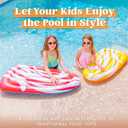 JOYIN 2 Pack Inflatable Body Boards for Water Slides, Swimming Pool Floating Learn to Swim, Summer Water Fun Toy for Kids