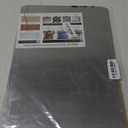 Magnetic Board 17.5" x 11.4" Magnet Bulletin Board is Suitable for displaying Notes, Photos,Magnetic Letters, Suitable for Walls, Refrigerators, Cabinets, etc (Silver), 1 Pack