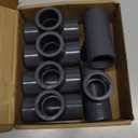 Klyyo Clyro 6 Pack Schedule 80 PVC Pipe Fitting Tee, 1" Socket, Compatible with 801 Series, Heavy Duty Gray PVC Tee for Industrial, Irrigation & Plumbing Applications