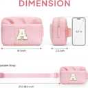 YOOLIFE Teen Girls Gifts Trendy Stuff - 8 9 10 11 12 13 14 15 16 17 18 Year Old Girl Birthday Gifts, Initial Fanny Pack Belt Bag Crossbody Bag, Pink L