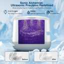 Advanced Ultrasonic Retainer Cleaner Machine for Dentures, Mouth Guards, Braces, Toothbrush Heads, Jewelry, 45kHz Triple-Phase Purification System, 4 Modes for Multiple Dental Appliances