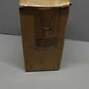 Raffle Drum, Heavy Duty Raffle Ticket Spinner Cage with Wooden Silent Design Turning Handle, Thickened Raffle Ticket Box for Lottery Games, Bingo, Raffle Balls, Gold