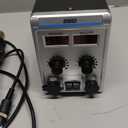 8586D 2 In 1 Soldering Station, SMD Hot Air Rework Station LED Dual Digital Display with Heat Gun and Solder Iron Kit, Electric Soldering Iron Station with Temperature Control, Auto Sleep Functions