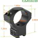 30mm Dovetail Scope Rings Set for 11mm Dovetail Rails (High Profile,Medium Profile,Low Profile)