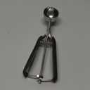 Ice Cream Scoop, 18/8 Stainless Steel Cookie Scoop, Cookie Scoops for Baking, 2 Tbsp/ 30 ml/ 1 oz Cookie Dough Scoop, Ice Cream Scooper with Trigger Release, Cookie Scooper for Baking (Black)