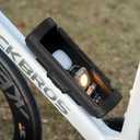 ROCKBROS Bike Frame Bag Password Lock Storage Box Plastic Hard Shell Key Anti-Theft Steel Cable with Screws Installation Firm Fixed Equipment, Universal for Gravel MTB Road Racing Cycling