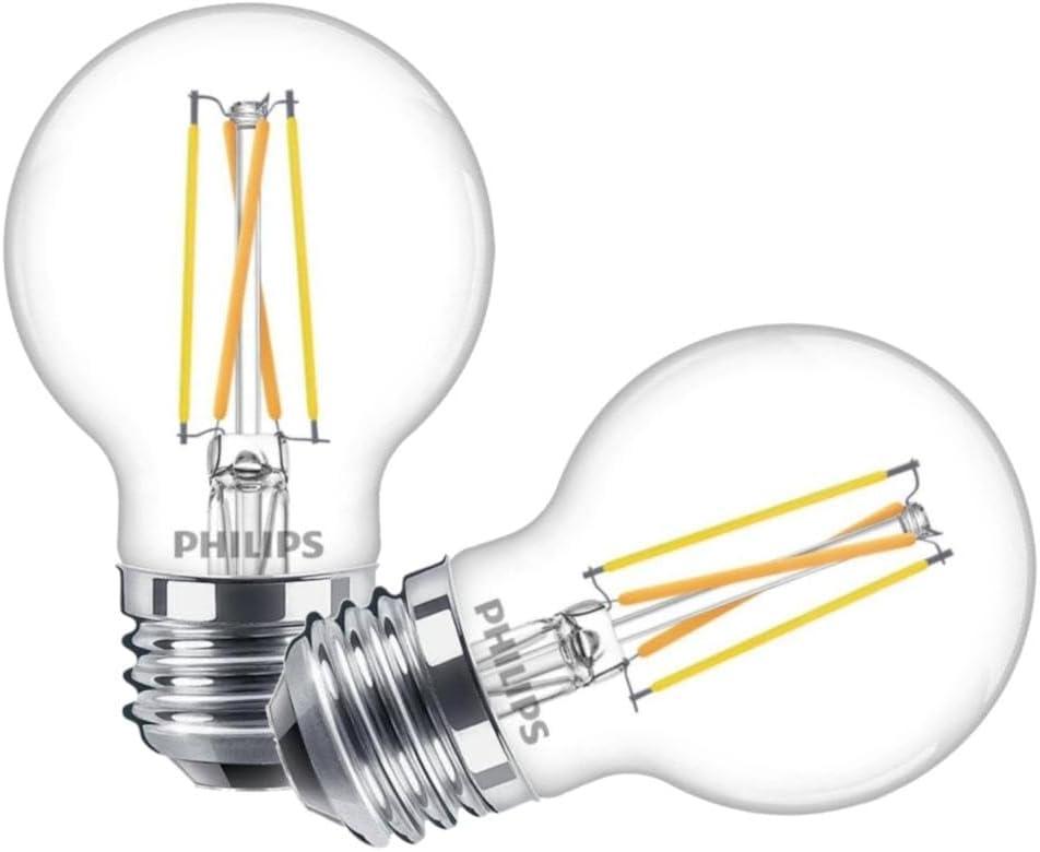 Philips 573295-3.5G16.5/PER/UD/CL/G/E26/WGD 6/2PF T20 Globe Style Antique Filament LED Light Bulb