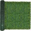 Artificial Boxwood Roll Panels: 6FT X 12FT (72 sqft) UV-Anti Artificial Ivy Privacy Fence Wall Screen for Indoor Outdoor Green Grass Wall Decor & Ivy Fence Covering Privacy