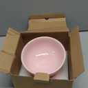 ABRUTY Cat Water Bowl, 16 OZ Ceramic Elevated Cat Bowls, 15° Tilted and Raised Pet Food Dish, Anti Vomiting Protect Pets' Spines and Whisker Fatigue