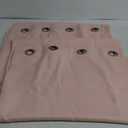 EXCLUSIVE HOME Sateen Twill Woven Room Darkening Blackout Grommet Top Curtain Panel Pair, 52"x84", Blush