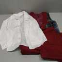 Kimocat Baby Boys Gentleman Bowtie Formal Outfit Suits Tuxedo Vest Wedding Party Suit (4T, Red)