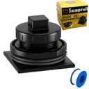 1PACK Stock Tank Drain Plug Fit for rubbermaid Commercial 50 70 100 150 300 Gallon Stock Tanks, Stock Tank Plug Fit for rubbermaid Stock Tank Five Year Free Replacement