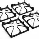 WB31K10034 Grate Replacement Parts for GE Burner Grate Stove Parts General Electric Gas Range Parts Stove Surface Top Grate Cast Iron Rack 4 Pack