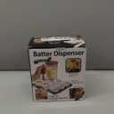 Batter separator Cupcakes Pancakes Cookie Cake Waffles Batter Dispenser cookie separator batter Cream Separator Cup Measuring Baking Tools (red)