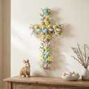Wire Cross Wreath Frame: 2Pcs Cross Shaped Metal Wire Wreath Frame Form Floral Garden s Metal for Easter Christmas Holiday Church DIY Craft Project - 16 Inch