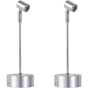 Uonlytech Led Track Lighting Led Track Light 2 PCS Showcase Spotlight Fashion Spotlight Stylish Cabinet Jewelry Light Indoor