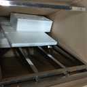 MorningRo 2 Pack Dunnage Rack 48" Long x 24" Wide, 7.9" Height Stainless Steel Shelf 3500+ Pound Capacity Commercial Food Floor Rack for Restaurants Kitchens Garages and Vehicles