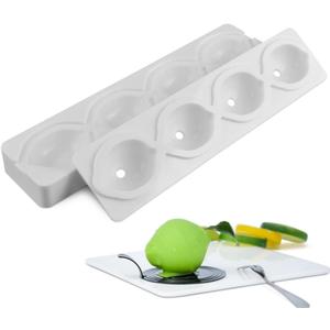 Lemons Silicone Mold for Baking Mousse Cake, Non-Stick Lemon Molds Silicone Baking Pan for Candy, Chocolate Dessert, Pastry, Ice Cream, Pudding, Dessert DIY Decoration