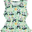 BFUSTYLE Baby Girl Clothes 0-24 Months Outfit Sleeveless Infant Romper Bodysuit with Headband