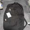 Lightweight School Backpack for Women Men, Multi Pocket Backpack for College Students, Waterproof Middle School Bags, Simple Bookbag for Teens Girls Boys, Black